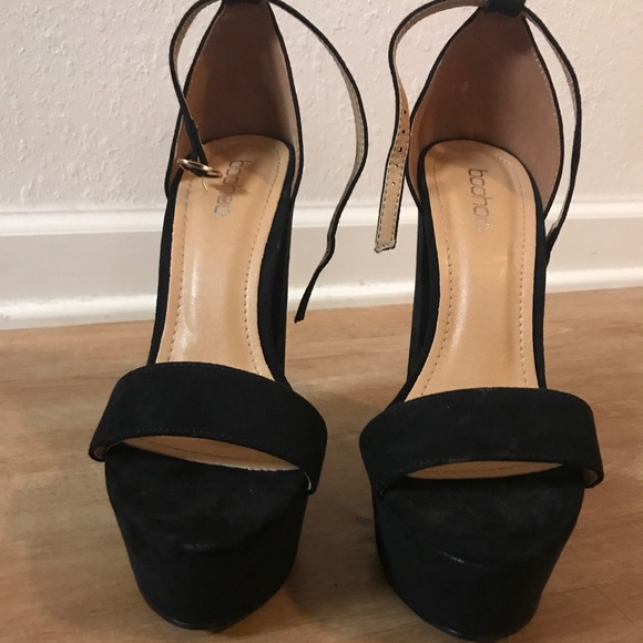 black heels boohoo